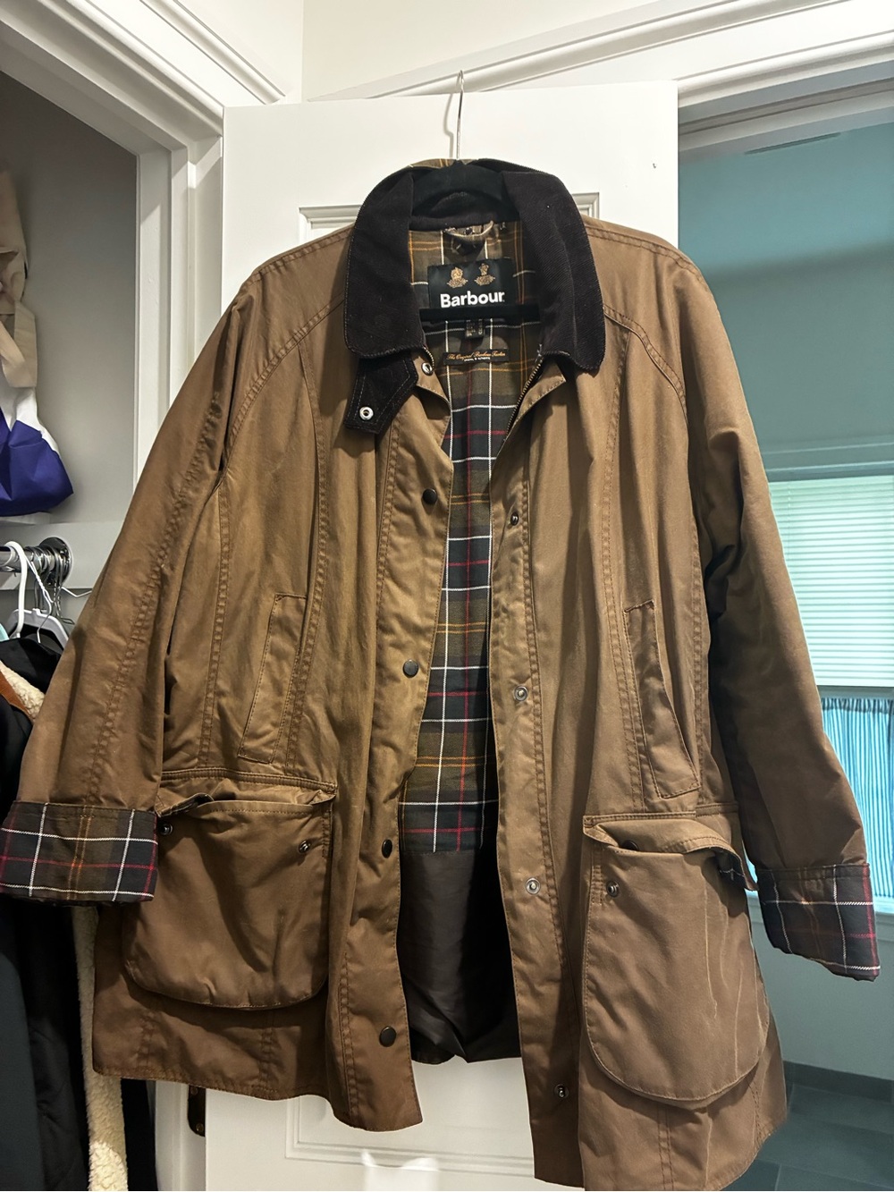 Barbour Women’s Brown Waxed Cotton Field Jacket - 18US/22UK